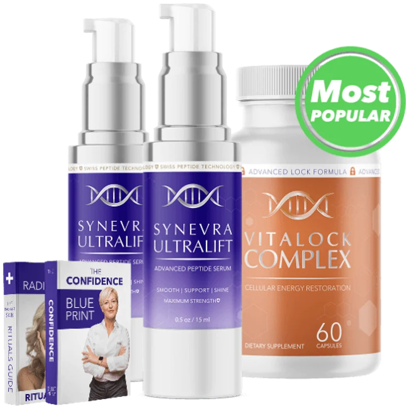 Synevra UltraLift Nail Skin Health Support — 3 Bottle / 90 Day Pack